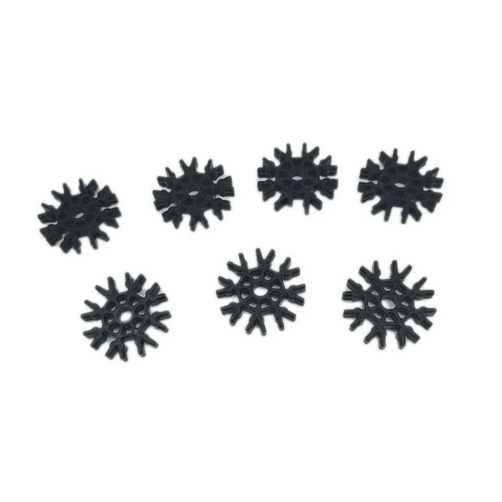 K'Nex Micro 8 Way Connectors Roller Coaster Parts Black Full Moon 7 Replacements